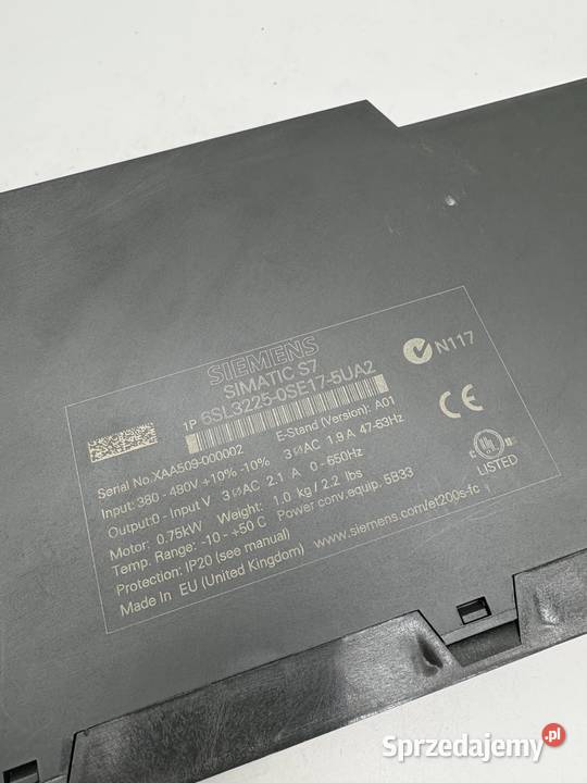 Siemens 6SL32250SE175UA2 750W