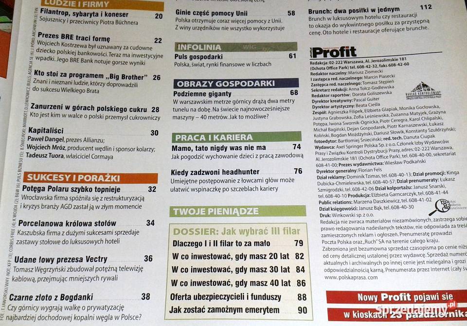 Profit 10 2001 Biznes ekonomia