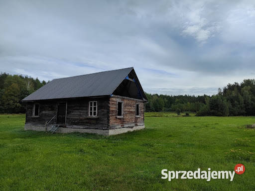 Działka z drewnianym domem Emilianówka gmina mazowieckie Warszawa
