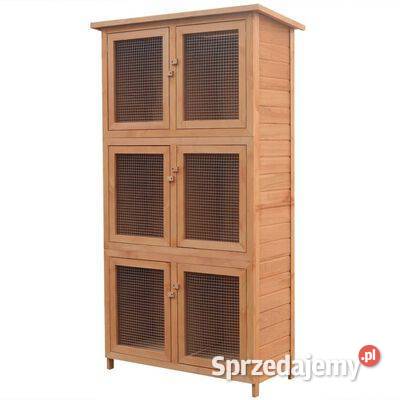 vidaXL Klatka królików 6 przegród Warszawa