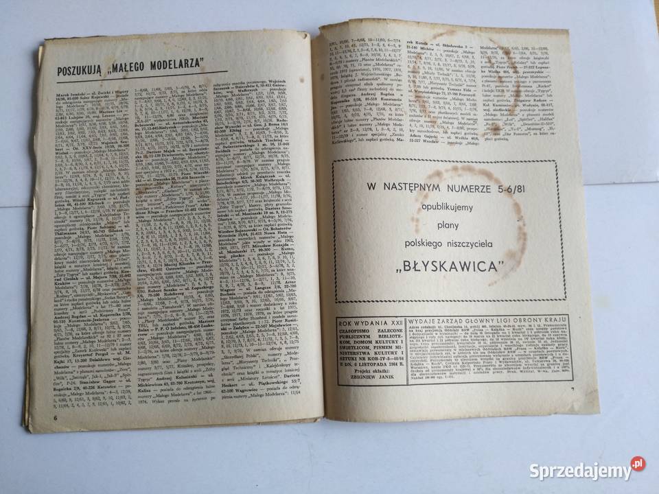 Mały Modelarz 41981 Radziecki ciężki czołg KW1 Kolekcje Dąbrowa Górnicza