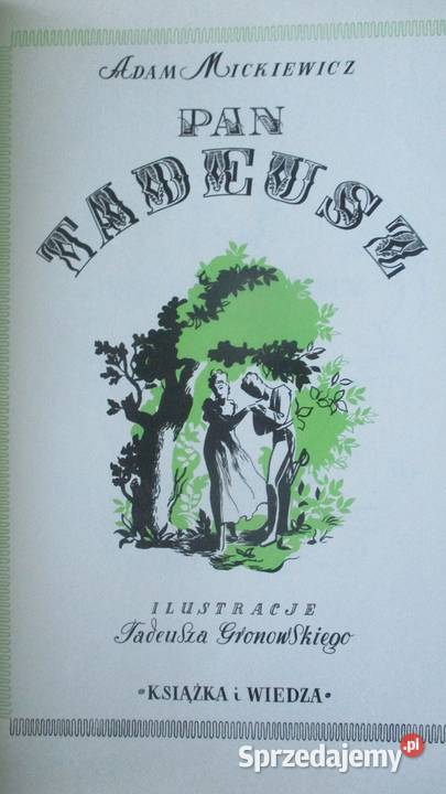 Pan Tadeusz AMickiewicz Prus Zarembina Hasek Łódź