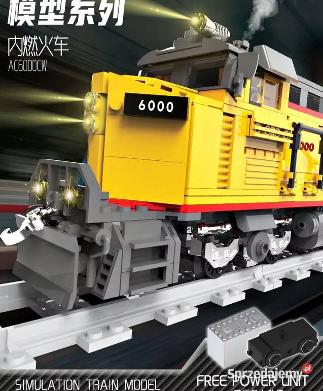 Klocki Diesel Lokomotywa AC6000CW Milanówek