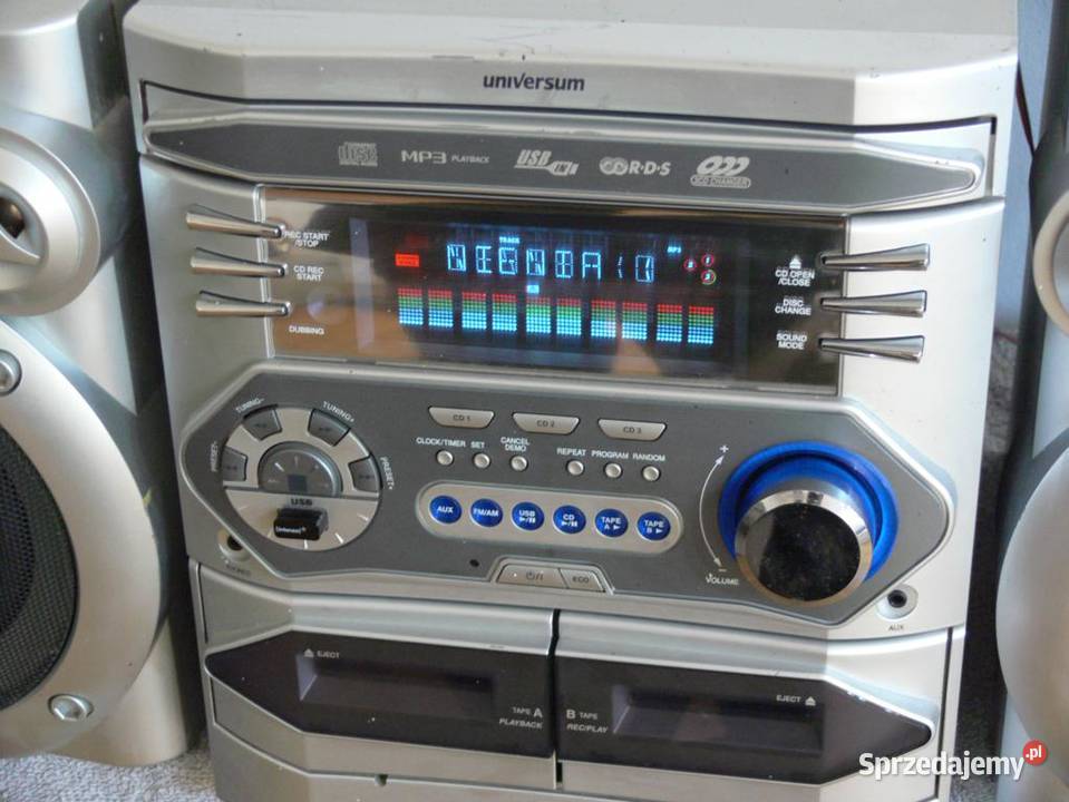 Wieża Universum VTCCD1052 USB mp3 kol Mocna Jasło