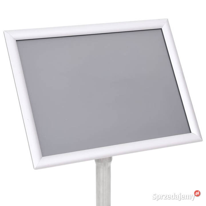 STOJAK NA PLAKAT A4 ALUMINIUM SREBRNY OCHRONA mazowieckie Warszawa