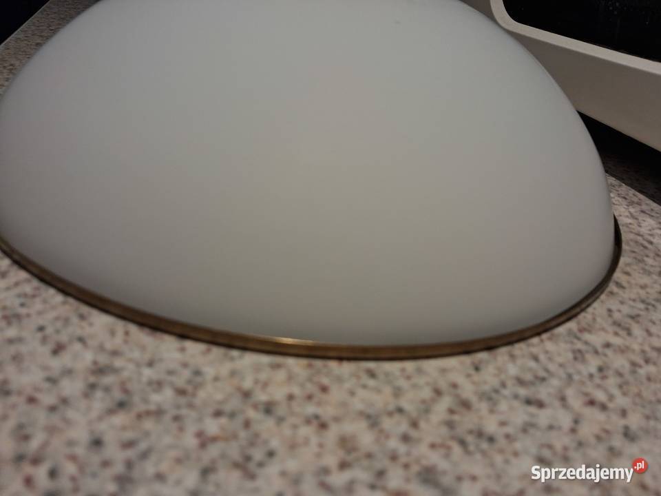 Klosz szklany z obwódką patyna Warszawa sprzedam