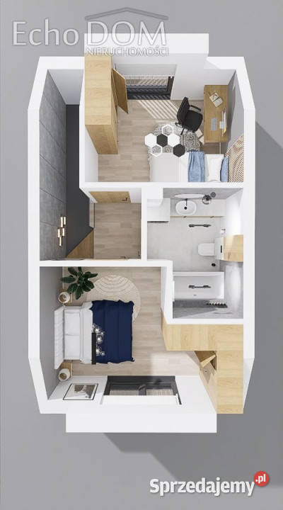 Dom bliźniak 67m2 Kraków Mirosława Krzyżańskiego