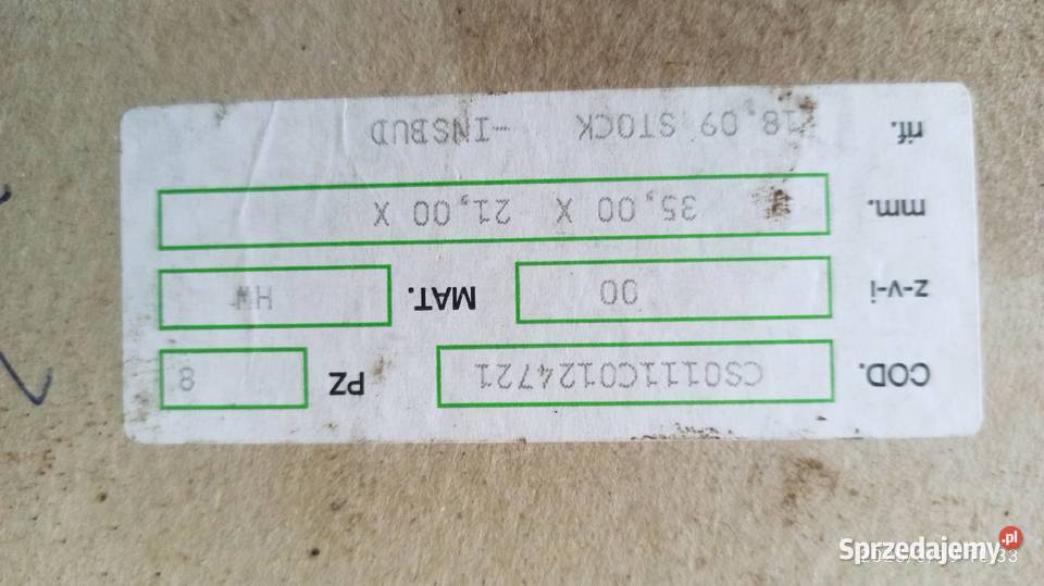 nozyki wymienne do głowic strugajacych stark Kłodawa sprzedam