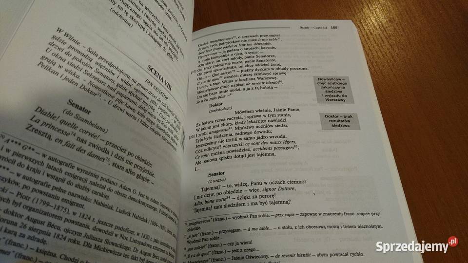 Dziady Adam Mickiewicz lektura z opracowaniem ISBN 9788373271838 sprzedam