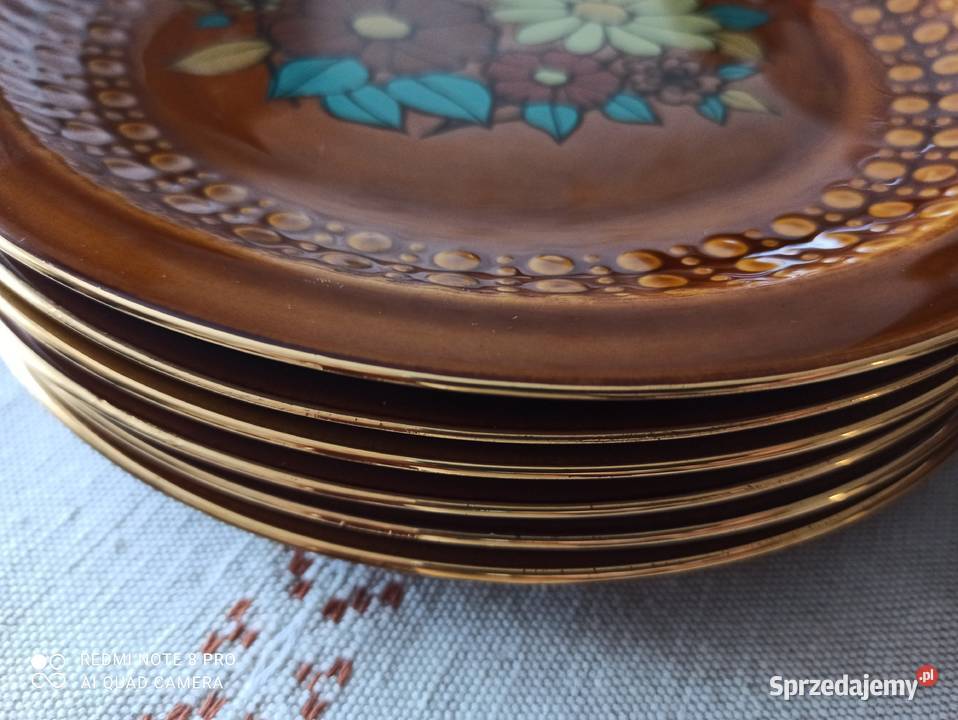 Serwis obiadowy porcelit Tułowice PRL fason Białystok