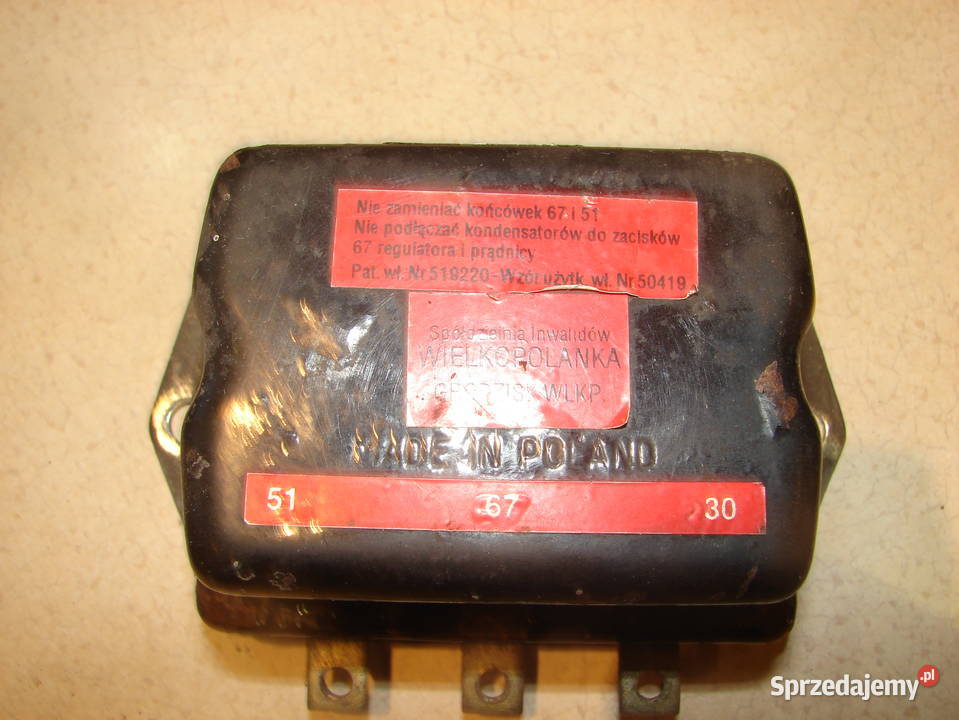 Zestaw 5 regulator napięcia Fiat126p Fiat 125 Starogard Gdański sprzedam