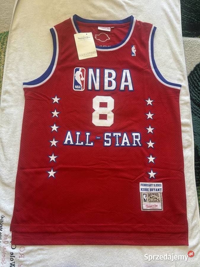 NBA ALL STAR 2003 Kobe Bryant 8 Lakers Mitchell Kielce