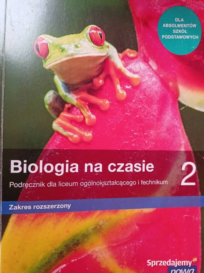 Biologia na czasie 2 używane podręczniki szkolne tradycyjny podręcznik Warszawa sprzedam