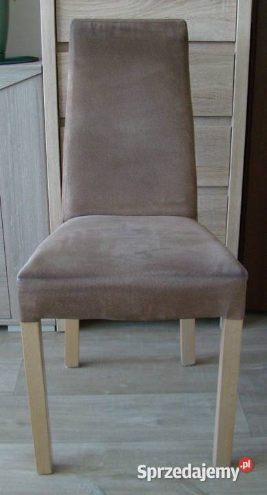 Krzesła tapicerowane 6 Black Red White mazowieckie Radom