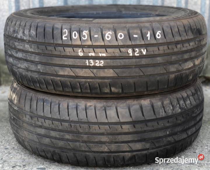 2x Opony letnie Kapsen K737 205 60 R 16 92 V 6mm