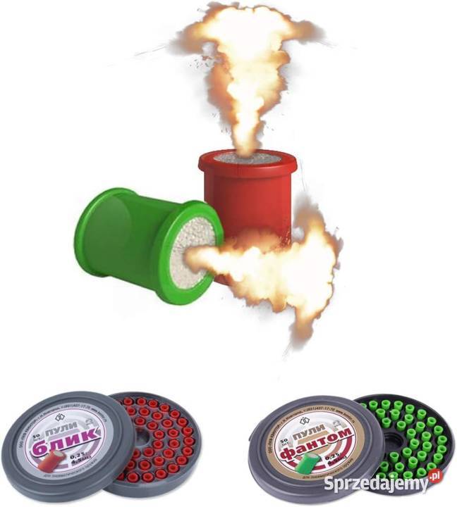 Zestaw śrutów wybuchowe do wiatrówki hukowe 45mm małopolskie Nowy Sącz sprzedam