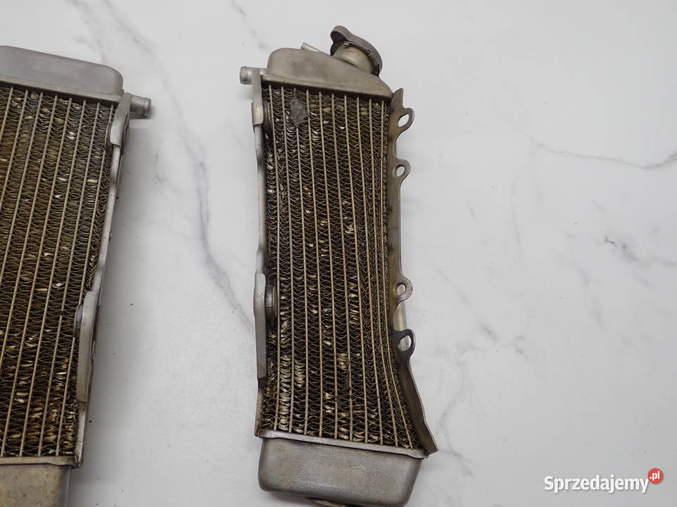 Dwie Chłodnice Chłodnica Prawa Lewa Kawasaki KXF Strzelce Krajeńskie