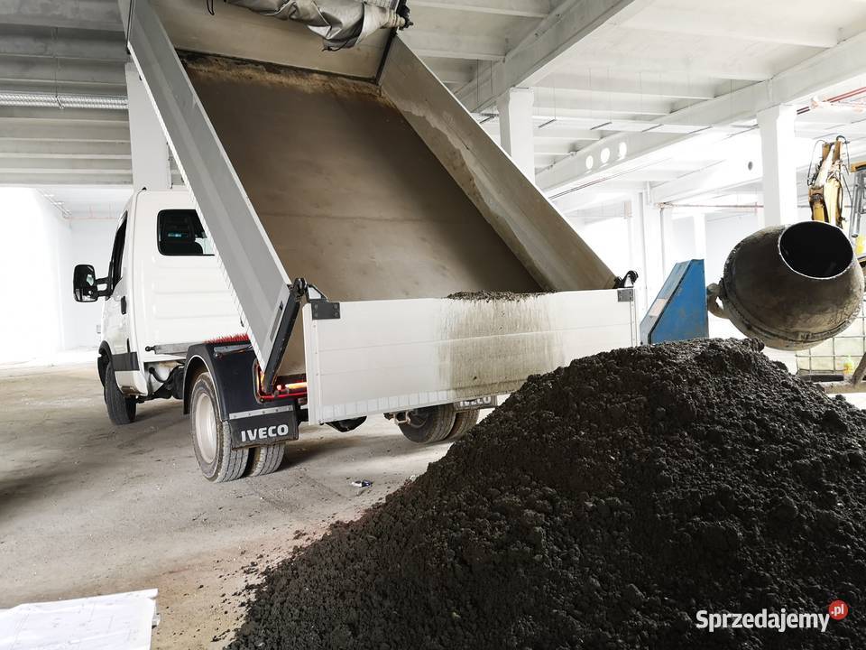 Zaprawa półsucha beton na wylewki mała wywrotka