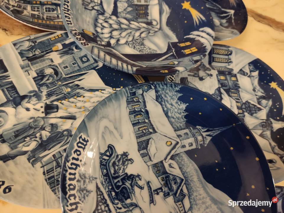 kolekcja talerzy zawieszek sygnowane na święta lubuskie Gorzów Wielkopolski