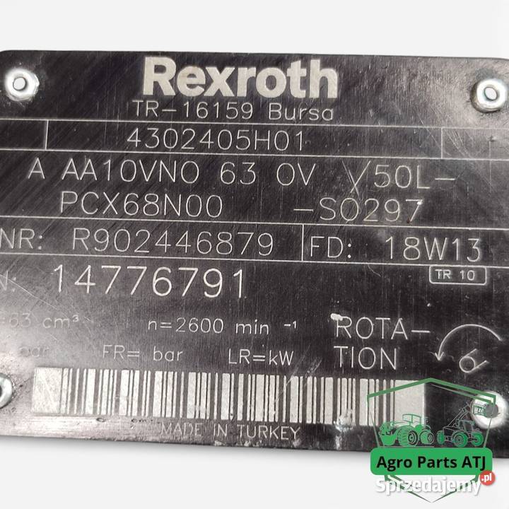 Pompa hydrauliczna R902446879 Rexroth A AA10VNO Ciechanowiec
