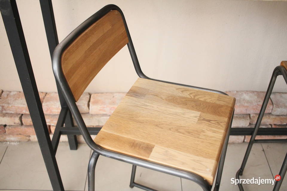 Stolik barowy komplet hokerów Pszczyna