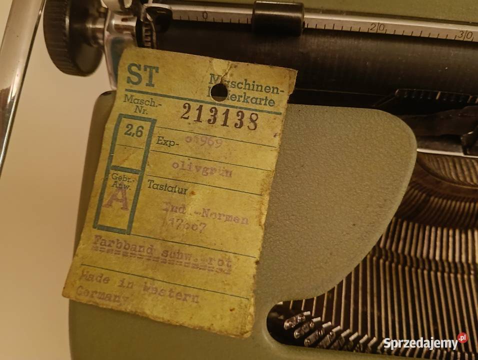 MASZYNA DO PISANIA OLYMPIA Nowa Sól