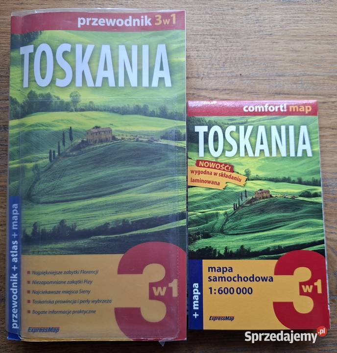 Toskania przewodnik 3 w 1 miękka Kraków