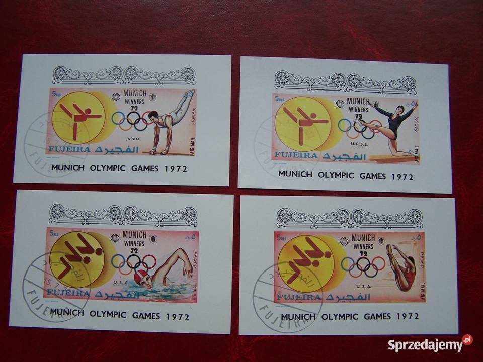 Fujeira CTO 1972 Olimpiada Monachium 72 Tychy