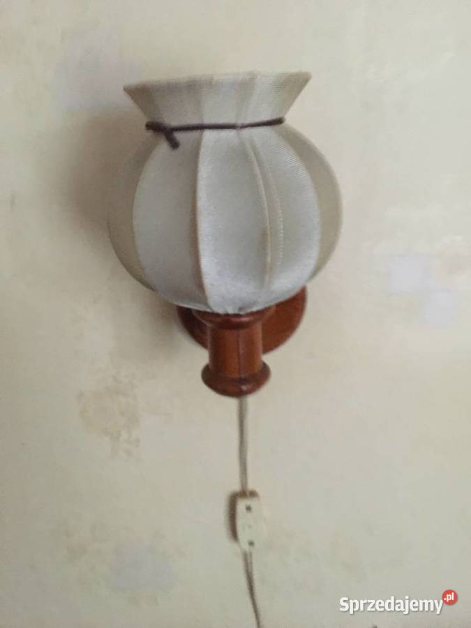 Lampa kinkiet PRL kujawsko-pomorskie