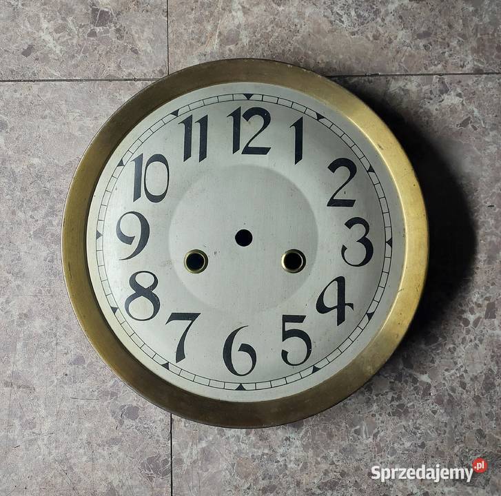 T140 Tarcza starego zegara GB Gustav Becker 21 Tczew sprzedam