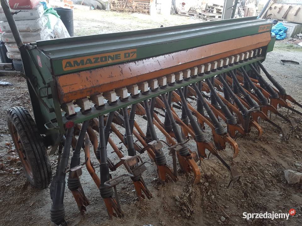 Siewnik zbożowy Amazon d7 typ 30 Amazone łódzkie Pomiary
