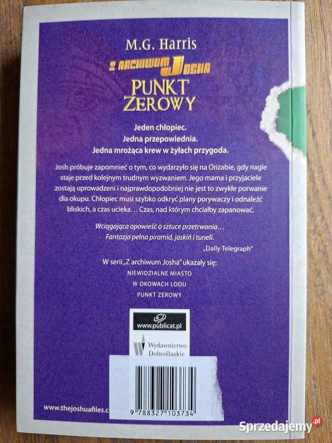 Punkt zerowy MG Harris Rok wydania 2010 małopolskie