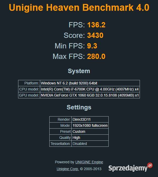 GIGABYTE GeForce GTX 1060 G1 GAMING 6GB GDDR5 6GB
