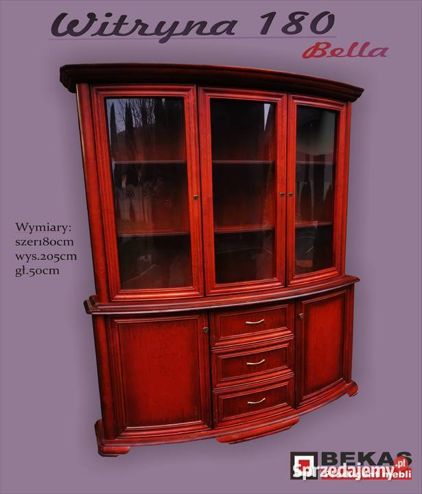 PROMOCJA Fronty Gięte Stylowa Witryna 180 Bella