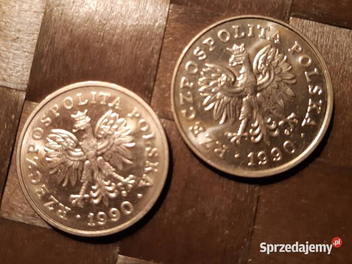 2 Monety z PRLu 50 100 1990 r Piękne Okazja Pruszków sprzedam