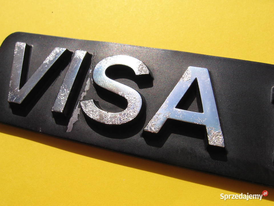 Citroen VISA14 TRS stary emblemat znaczek napis Przemyśl