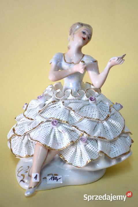 Porcelana Figurka Roceram Alba koronki 2 z wielkopolskie Środa Wielkopolska