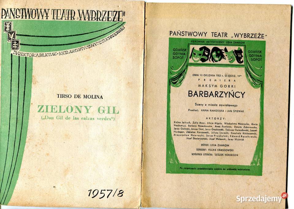 Foldery Tetralne Operowe Baletowe 24 egz Szczecin sprzedam