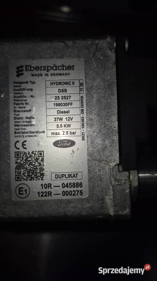 Ford transit custom Nowe ogrzewanie wodne Pleszew