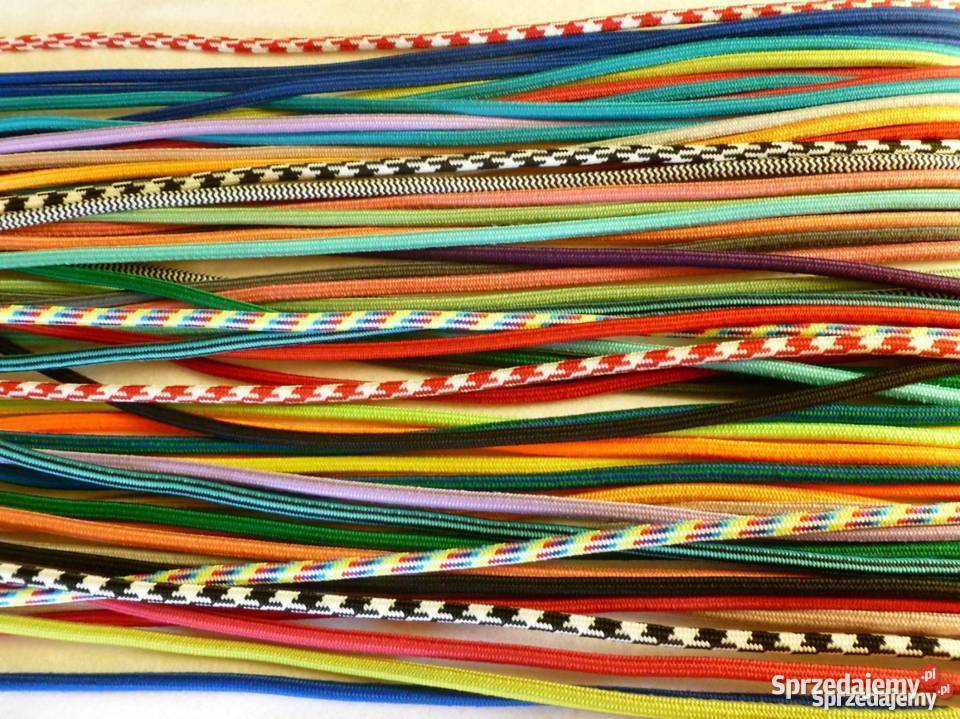 Przewody kolorowe kable w oplocie tekstylnym Wieliczka