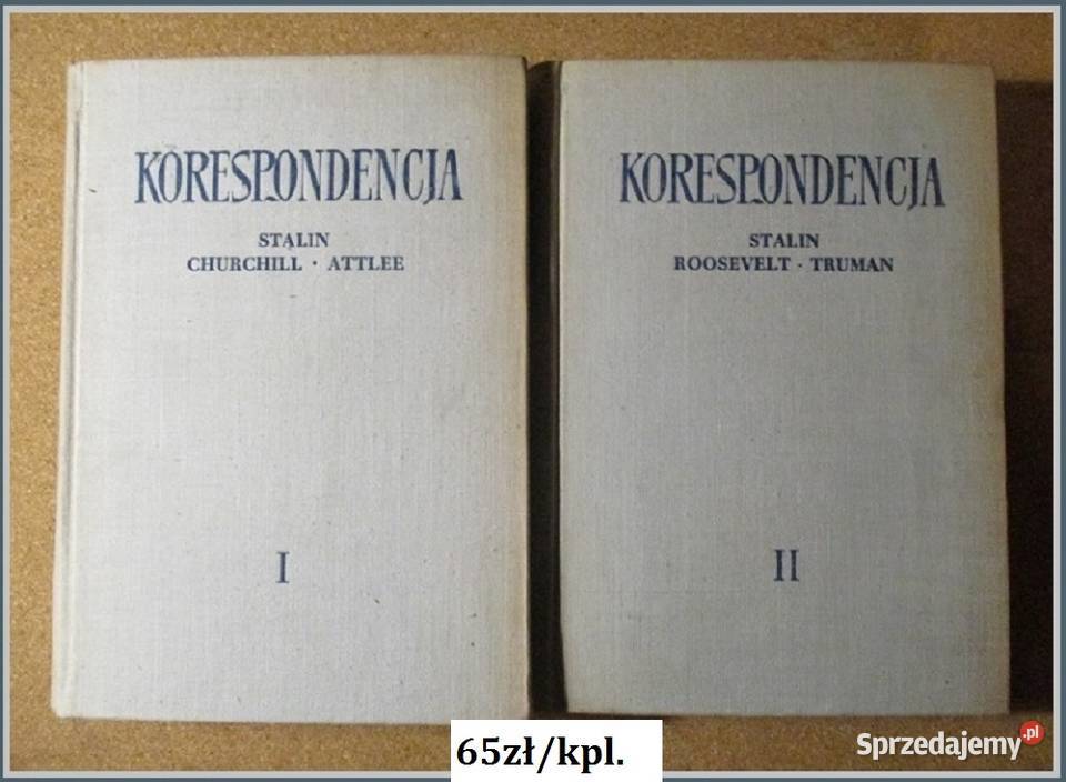 Korespondencja StalinChurchill Attlee Roosevelt łódzkie