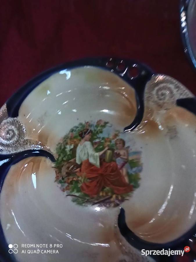 Patera ze scenką Piknik
w lustrze misa z ażurem sprzedam