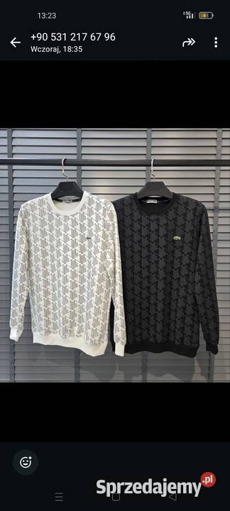 Bluza męska Lacoste monogram Kutno