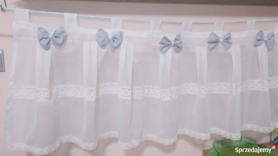 zazdroski z batystu z zakładkami Wystrój okien Włocławek