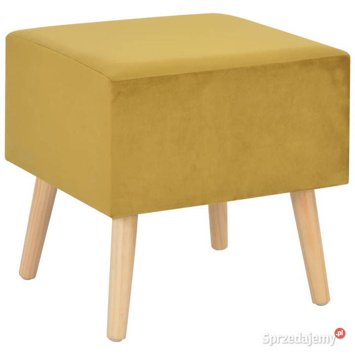Szafka nocna musztardowa 40x35x40 aksamitna Warszawa