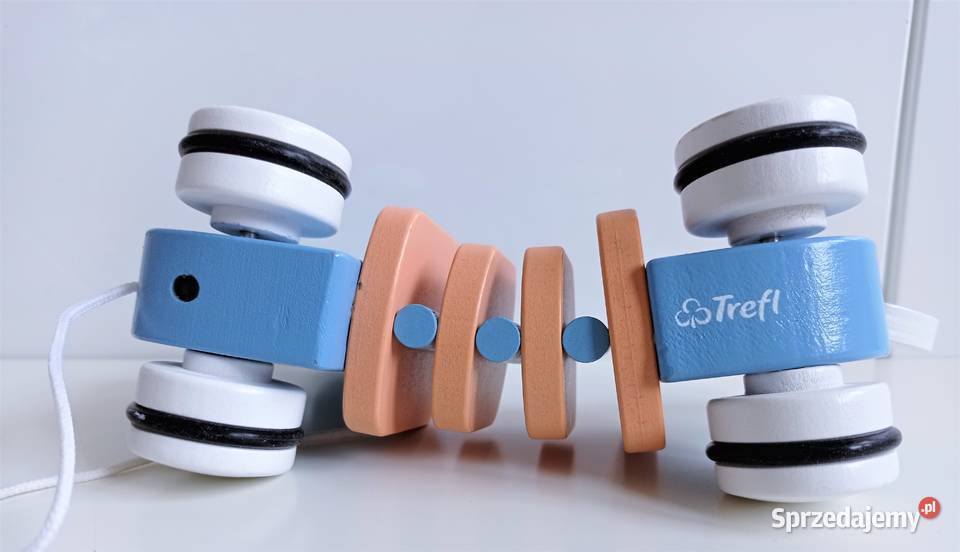 Drewniana zabawka króliczek wędrowniczek Trefl Katowice