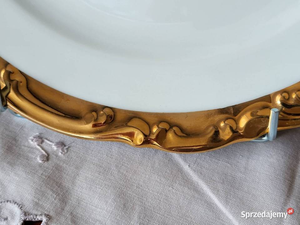 Paul Leitner Bavaria piękna bogato złocona Gdańsk