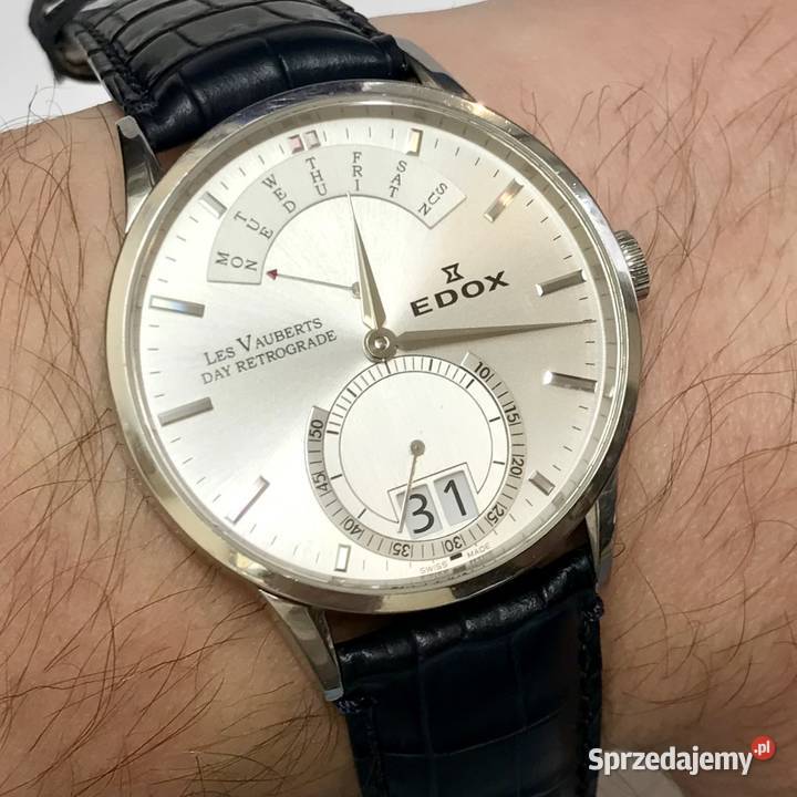 Edox Les Vauberts Day Retrograde komplet box Warszawa