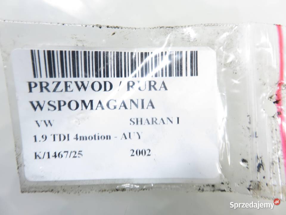 PRZEWÓD WSPOMAGANIA VW SHARAN I 19 TDI