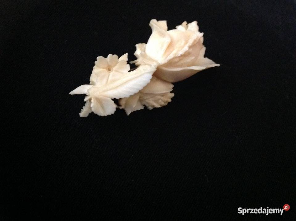 Stara Broszka z Kości Ozdoby lubuskie Nowa Sól sprzedam